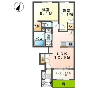 岐阜県岐阜市北一色7【アパート】の間取り