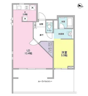 コスモリード目黒学芸大学ウエスト【5階】の間取り