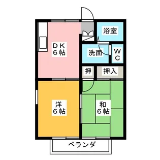 グランシャリオ【2階】の間取り