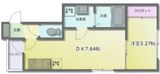 リブレメゾン弥刀I【1階】の間取り