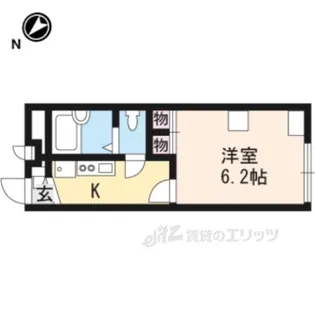 レオパレスフラワリー【1階】の間取り