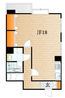 山口県下関市新地町【マンション】の間取り
