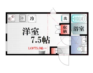 神奈川県横須賀市三春町1【アパート】の間取り