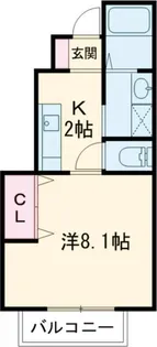 ビラアカシア【1階】の間取り