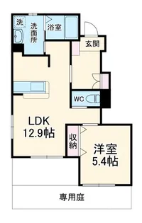 Villa Grace【1階】の間取り