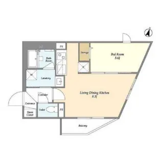 フラッフィー西早稲田【2階】の間取り