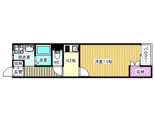 藤井寺大発マンション【3階】の間取り