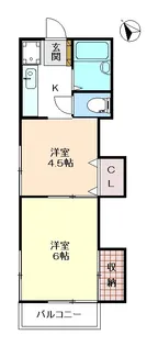 エムズ城北【2階】の間取り
