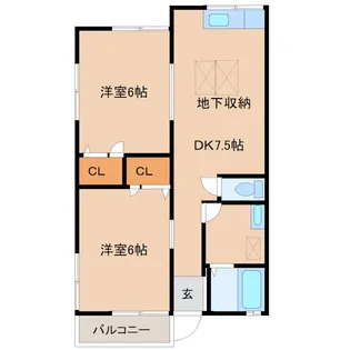 メジロハウス【1階】の間取り