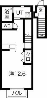 P.court【2階】の間取り
