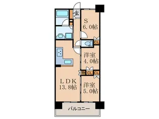 ウィルローズ京都御陵【3階】の間取り