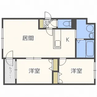 ル・グラン宮の沢【4階】の間取り