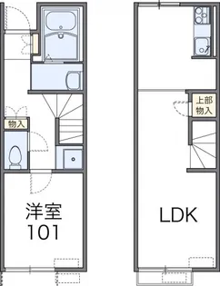 レオネクストエスポワール愛戸【1階】の間取り