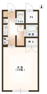 サルヴァトーレ水ヶ江【2階】の間取り