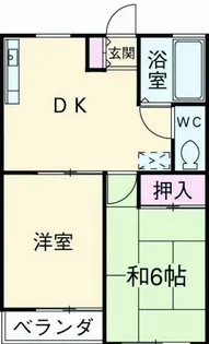 ドミール杉田【2階】の間取り