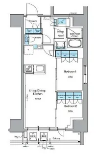 東京都台東区台東3【マンション】の間取り