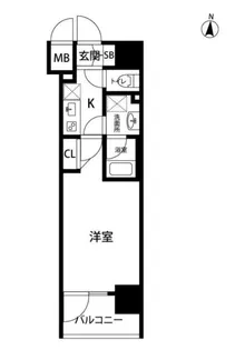 東京都江東区大島2【マンション】の間取り