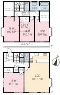 東京都葛飾区堀切1【一戸建】の間取り
