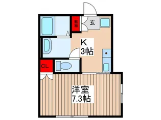 仮)コモド飯能本町【1階】の間取り