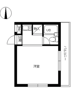スカイコート中央林間【3階】の間取り