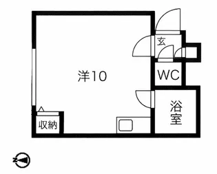 サクシード平岸【1階】の間取り