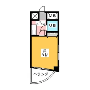 シティヴィラ植田【6階】の間取り