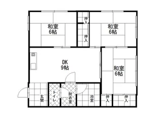 OSレジデンスC棟【2階】の間取り