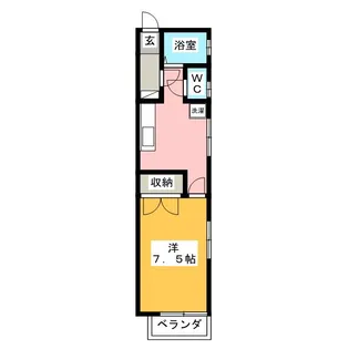 リトルハウス志茂【2階】の間取り