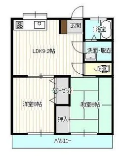 カーディナルA棟【1階】の間取り