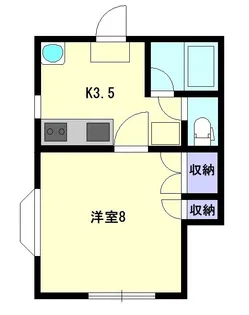 ハイツアルテミス【2階】の間取り