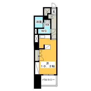 ドゥーエ大須【9階】の間取り