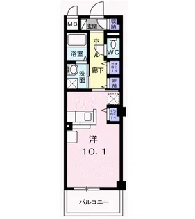 サニーキャンプ東雲II【2階】の間取り