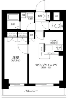 S・フラット吉祥寺【5階】の間取り