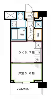 コンチェルト杉並【3階】の間取り