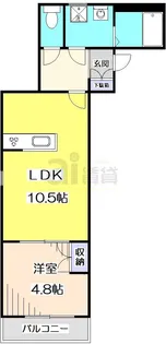 東京都杉並区下井草3【アパート】の間取り