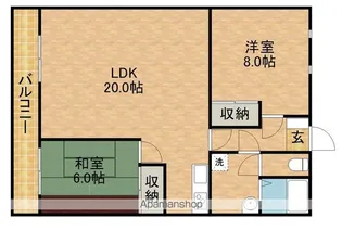 アムラートハウスB【2階】の間取り