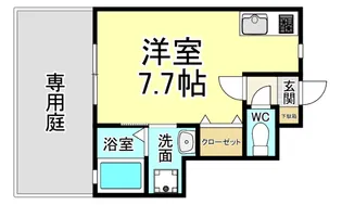 福岡県北九州市小倉南区横代北町1【アパート】の間取り