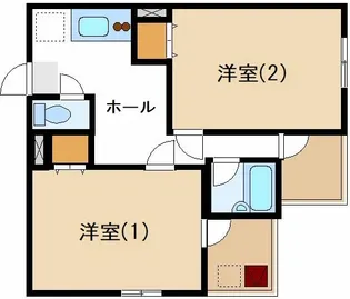 ベルタス蓮根【3階】の間取り