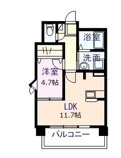 ジェラール光の森【3階】の間取り