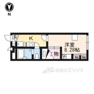 レオパレスフラワーヒルズ【1階】の間取り