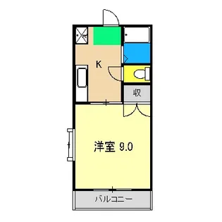 マンションアーバン【4階】の間取り