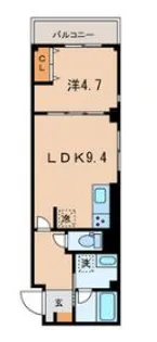 (仮称)墨田区亀沢3丁目計画【2階】の間取り