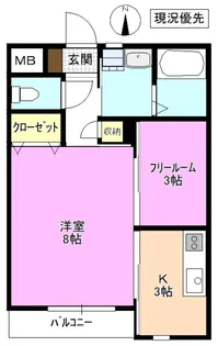 Le nord E【1階】の間取り