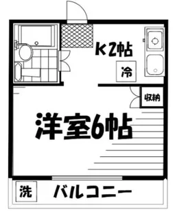 神尾ハイツ【2階】の間取り