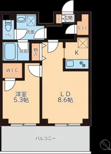 KDXレジデンス蒲田南【5階】の間取り