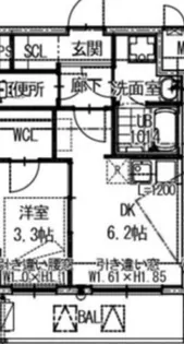 ARCA堺綾之町【5階】の間取り