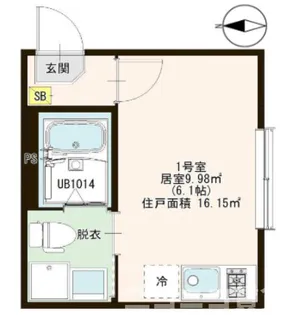 ハーモニーテラス北小岩XV【3階】の間取り
