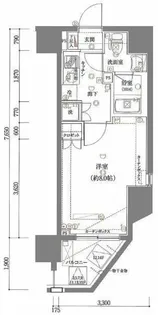 ライジングプレイス南千住【14階】の間取り
