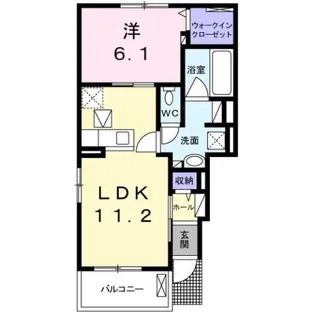 グレイスB【1階】の間取り