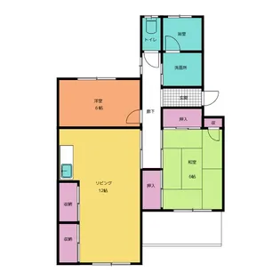 ウインドヒルズ恵那・中央【3階】の間取り